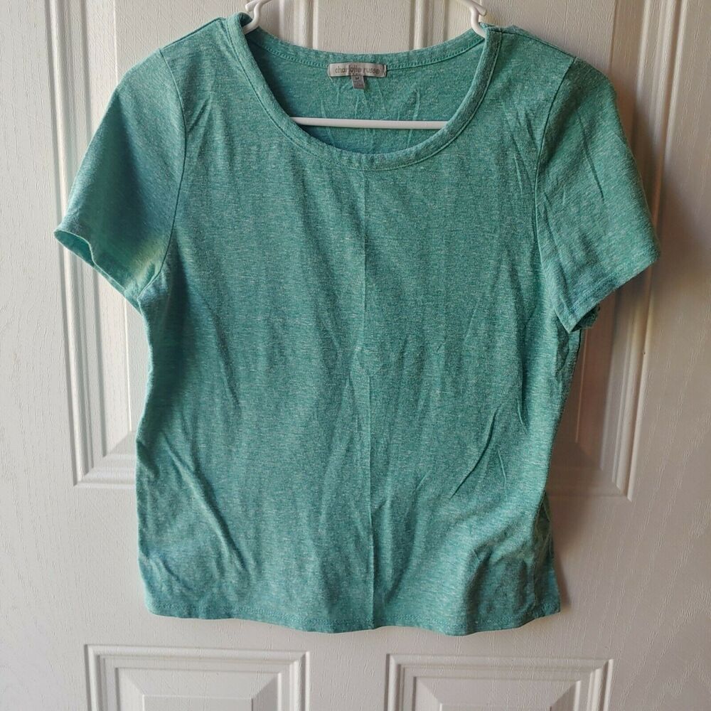 Charlotte Russe Crop Tee sz M